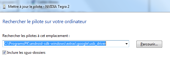 Installation driver USB - step 3